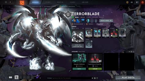 Terrorblade Arcana with all new Immortals .